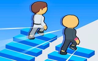 Stair Run Online 2 - Free runner Game Like Pista Tricky 3D 2