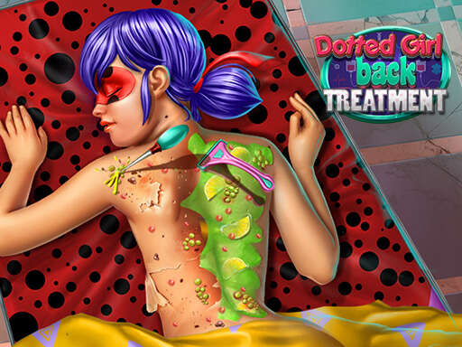 Dotted Girl Back Treatment - Free Games for Dress-up Game
