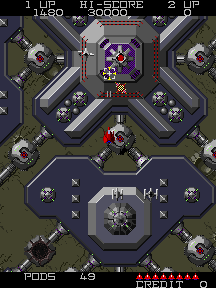 Juega a Vanguard II ahora - Arcade Captura de pantalla de :xxx - Juego :yyy