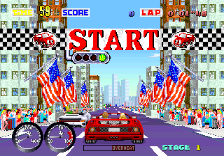 Play Turbo Out Run (cockpit, FD1094 317-0107) Now -  :xxx - :yyy Game Screenshot