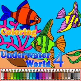 Coloring Underwater World 4 gameplay screenshot