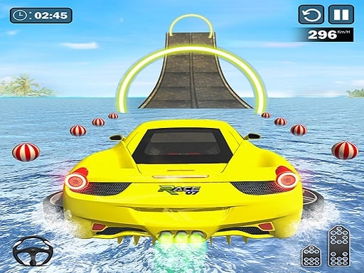 Water Surfing Car Stunt Games Car Driving Games - Free Games for Racing Game