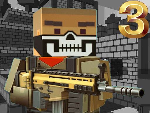 コンバットキューブアリーナマルチプレイヤー - Free ゲームShooting Game