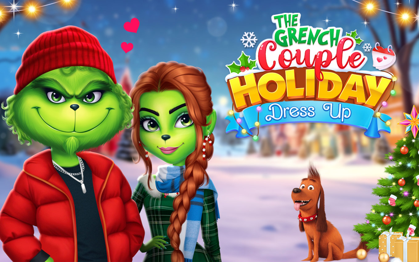 The Grench Couple Holiday Dress Up Play The Grench Couple Holiday Dress Up Now