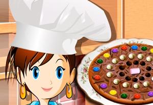 Sara's Cooking Class: Chocolate Pizza gameplay screenshot