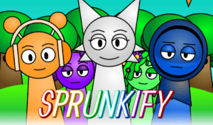 Sprunki Wenda Game Logo - Free Online Games Platform