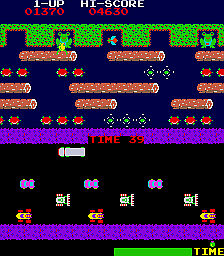 Juega a Frogger (Set 1 Sega) ahora - Arcade Captura de pantalla de :xxx - Juego :yyy