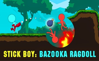 Stick Boy Bazooka Ragdoll - Free Top Free Online Games tagged Ragdoll Game