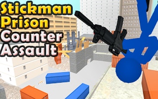 Stickman Prison Counter Assault - Free shooter Game Like Ядерный Ragdoll