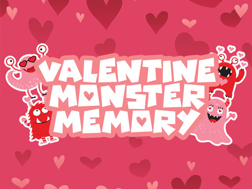 Valentine Monster Memory Games