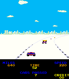 Play Driving Force (Galaxian conversion) Now -  :xxx - :yyy Game Screenshot