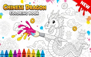 Chinese Dragon Coloring Book - Free coloring Game Like Волшебное раскрашивание
