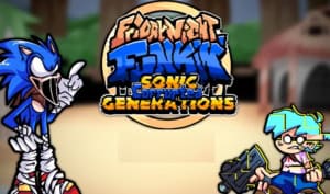 العب FNF مقابل Boom Sonic – الأجيال التالفة الآن -  لقطة شاشة لعبة :xxx - :yyy
