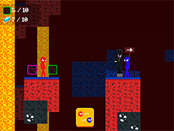 Play Stickman Brothers: Nether Parkour Now - 2 Player :xxx - :yyy Game Screenshot