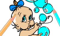 Play Coloring Book: Cute Babies Now -  :xxx - :yyy Game Screenshot