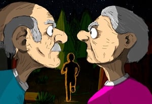 Granny and Grandpa Night Hunters gameplay screenshot