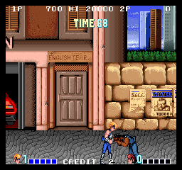 Play Double Dragon (US set 2) Now -  :xxx - :yyy Game Screenshot
