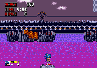 Jouez à Kaizo Sonic the Hedgehog - Le jeu la colère maintenant -  Capture d'écran de :xxx - Jeu :yyy