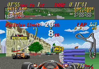 Play Super Monaco GP (World, Rev B, FD1094 317-0126a decrypted) Now -  :xxx - :yyy Game Screenshot