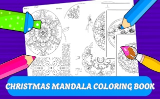 Christmas Mandala Coloring Book - Free kids Game Like Police