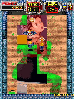 Juega a ¡Anímate! Gonta!! 2 / Tiempo fiesta: Gonta el buzo II (Lanzamiento en Japón) ahora - Arcade Captura de pantalla de :xxx - Juego :yyy