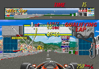 Play Super Monaco GP (US, Rev B, FD1094 317-0125a decrypted) Now -  :xxx - :yyy Game Screenshot