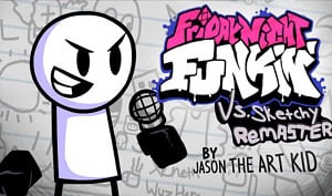 立即玩VS Sketchy 重製版 - Fnf :xxx - :yyy 遊戲截圖