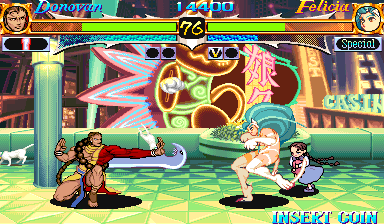 Play Night Warriors - darkstalkers' revenge (950302 Asia) Now -  :xxx - :yyy Game Screenshot