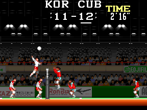 Spiele jetzt Super Volleyball (Korea) -  :xxx – :yyy Spiel-Screenshot