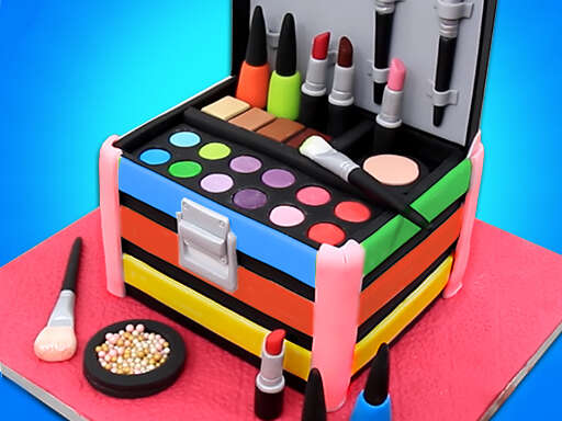 Play Girl Makeup Kit Comfy Cakes Pretty Box Bakery Game Online Free - Cooking Game Screenshot