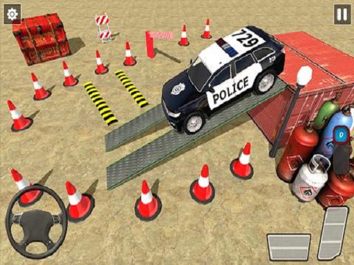 Play Modern Police Car Parking Sim 2022 Now Modern Police Car Parking Sim 2022 gameplay screenshot
