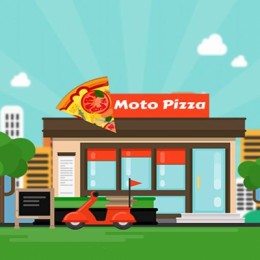 Moto Pizza gameplay screenshot