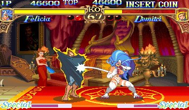 立即玩Darkstalkers - 暗黑破坏者 - Arcade :xxx - :yyy 游戏截图