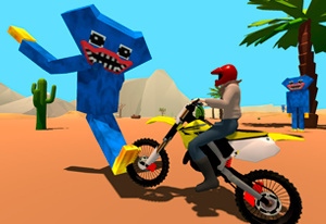 Play Motoracer vs Huggy Now