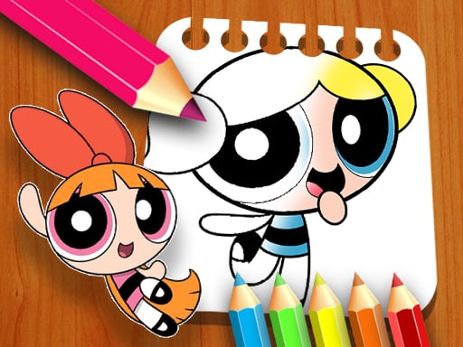 Livro de Colorir Meninas Powerpuff - Free Jogos Online Grátis com a Tag Girls Game