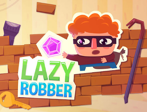 Lazy Robber Games