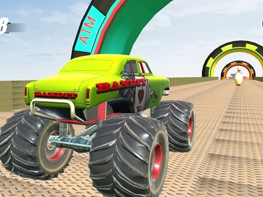 Extreme Monster Truck Stunts - Free Spiele für Action Game