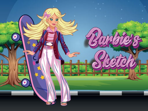 Барби’s Sketch - Free Игры для Hypercasual Game
