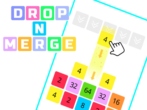 드롭 나 merge 블록 - Free 상위 무료 온라인 게임Merge Game
