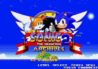 Spiele jetzt Sonic The Hedgehog 2 - Archives (SHC2024)