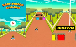 Kart Stroop Effect Challenge Games