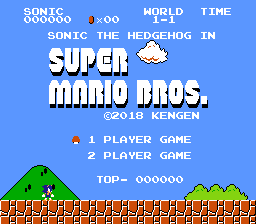Jouez à Sonic le Hibou dans Super Mario Bros maintenant -  Capture d'écran de :xxx - Jeu :yyy