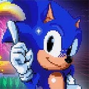 Jouez à Teen Sonic dans Sonic 1 maintenant -  Capture d'écran de :xxx - Jeu :yyy