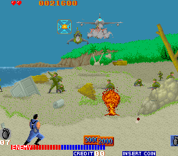 Spiele jetzt Cabal (Welt, Joystick) - Arcade :xxx – :yyy Spiel-Screenshot
