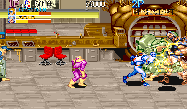 Play Captain Commando (bootleg set 2 (with YM2151 + 2xMSM5205), 911014 other country) Now -  :xxx - :yyy Game Screenshot