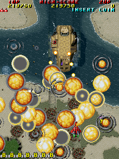 Play Raiden II (Easy Version, Korea?) Now -  :xxx - :yyy Game Screenshot