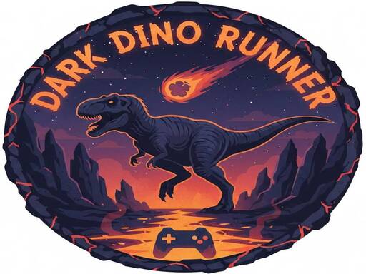 Dunkler Dino Runner