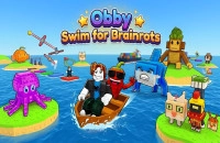 Play Obby: Swim for Brainrots Free Online - Browser Game