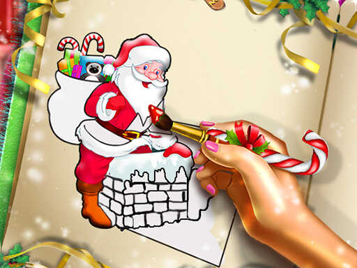 Santa Christmas Coloring Games