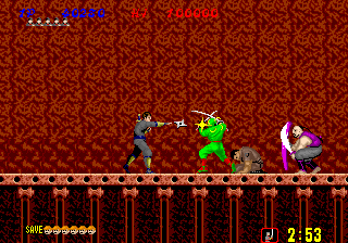 Play Shinobi (set 3, System 16B, MC-8123B 317-0054) Now -  :xxx - :yyy Game Screenshot